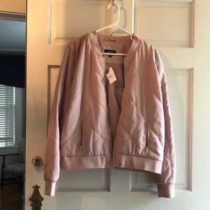 Light pink bomber jacket